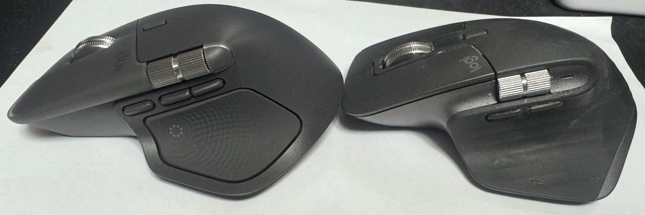 MX MASTER 4 and MX MASTER 3S Side Comparison